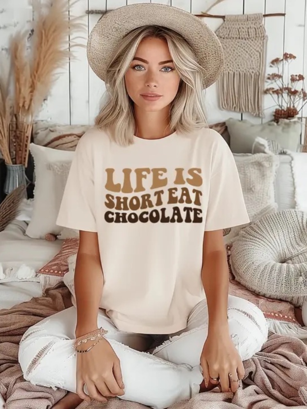 Life is Short Eat Chocolate Tee